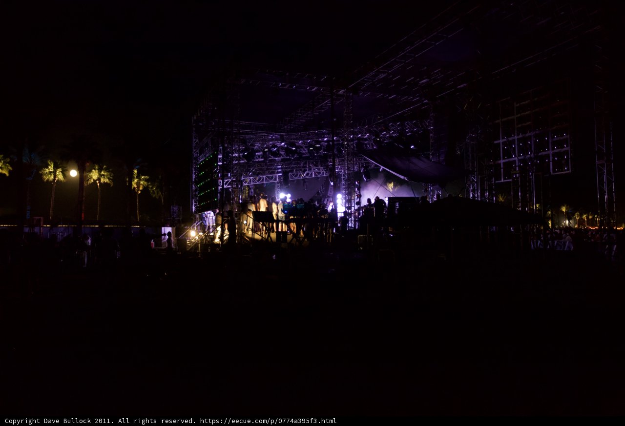 Nighttime Concert on an Urban Stage