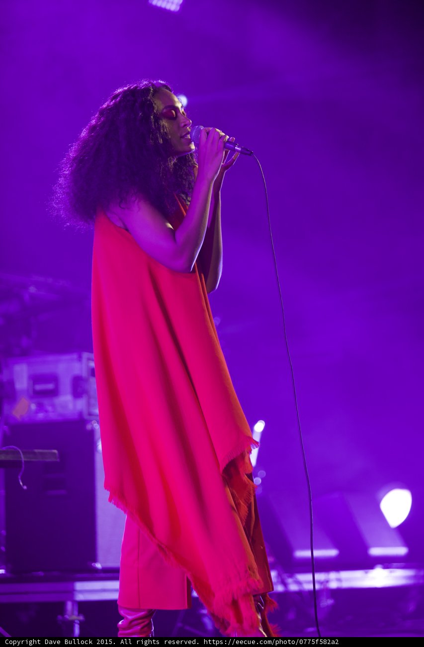 Solange Profile Red Dress Fringe Hem Purple Blue Haze