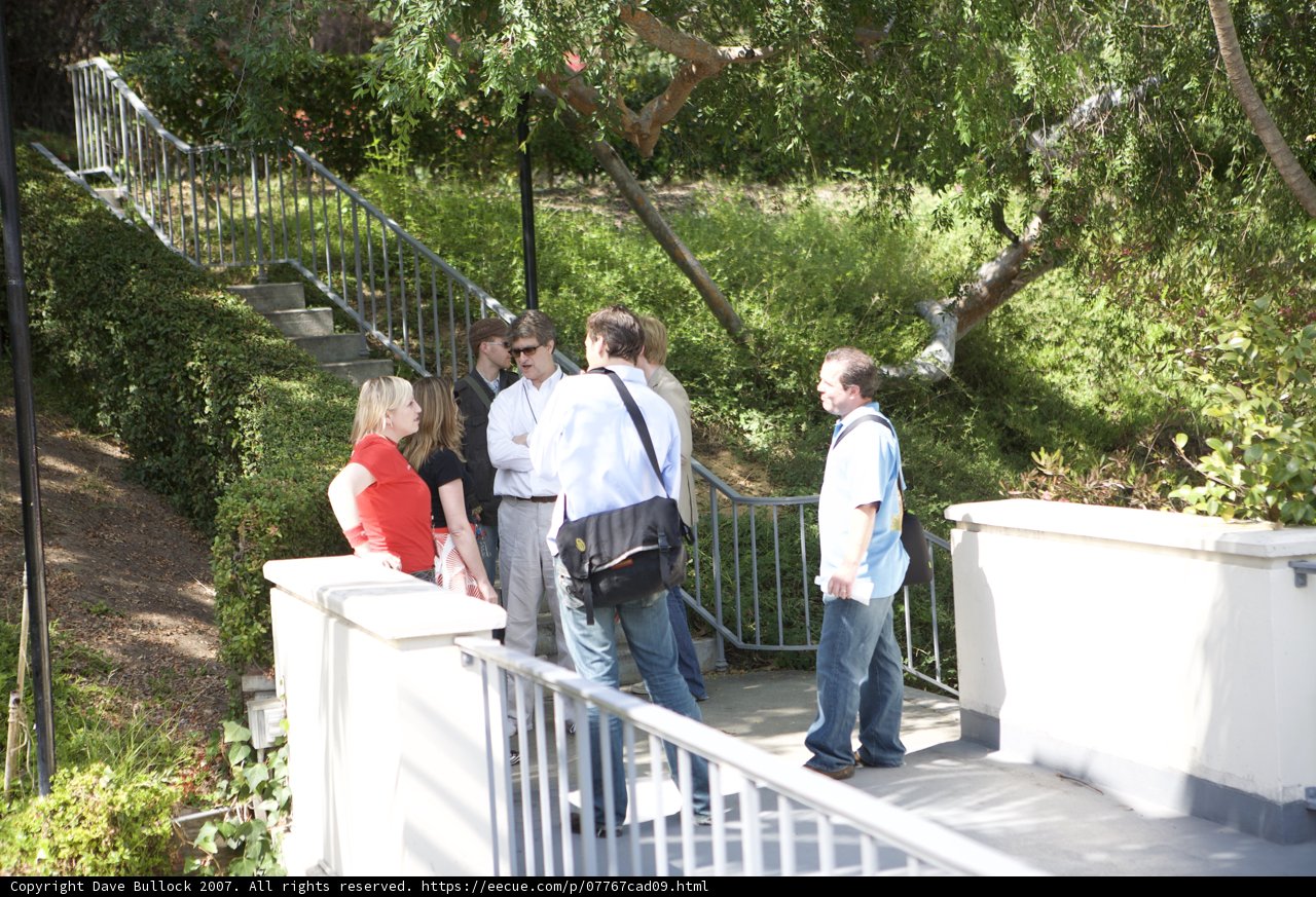 Gathering on a Scenic Bridge