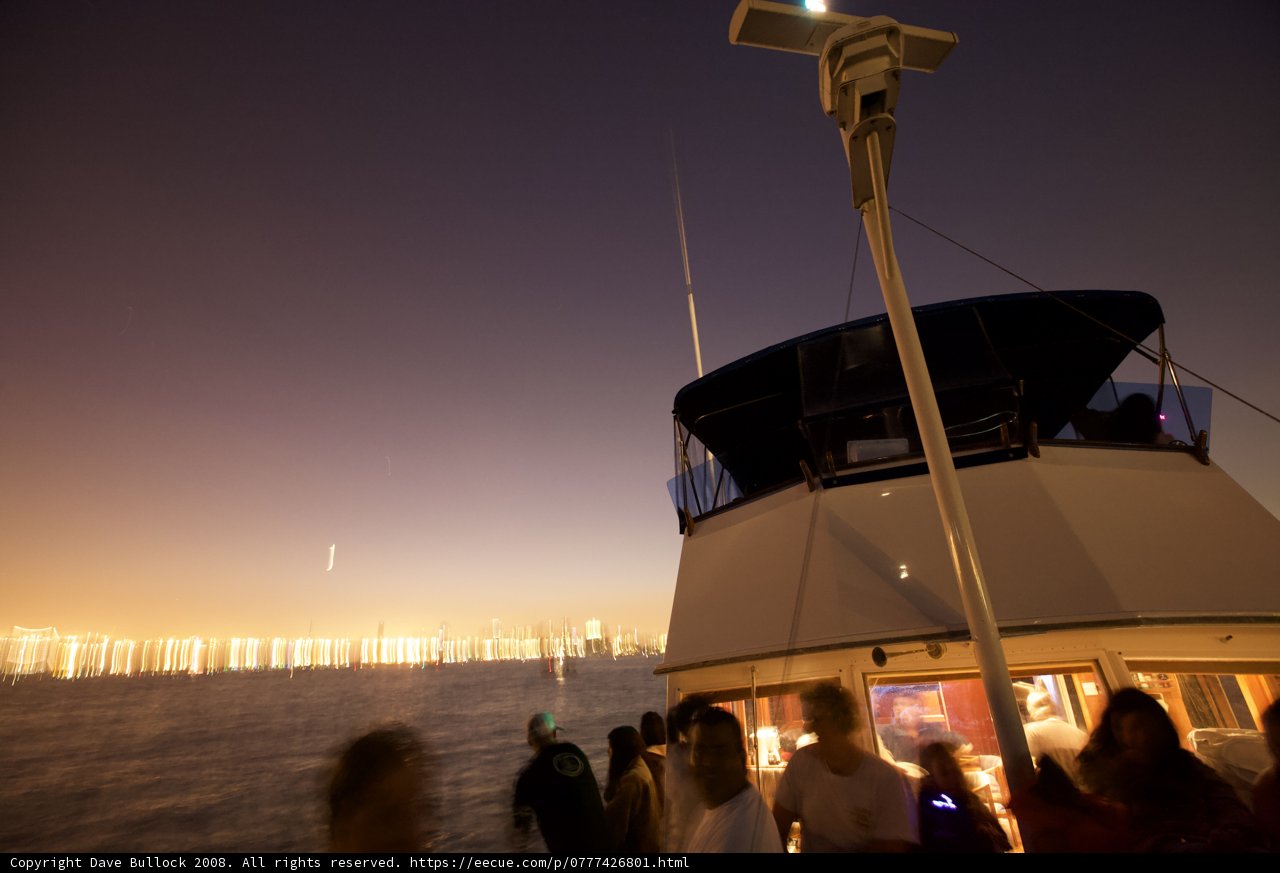 Nighttime Yacht Cruise