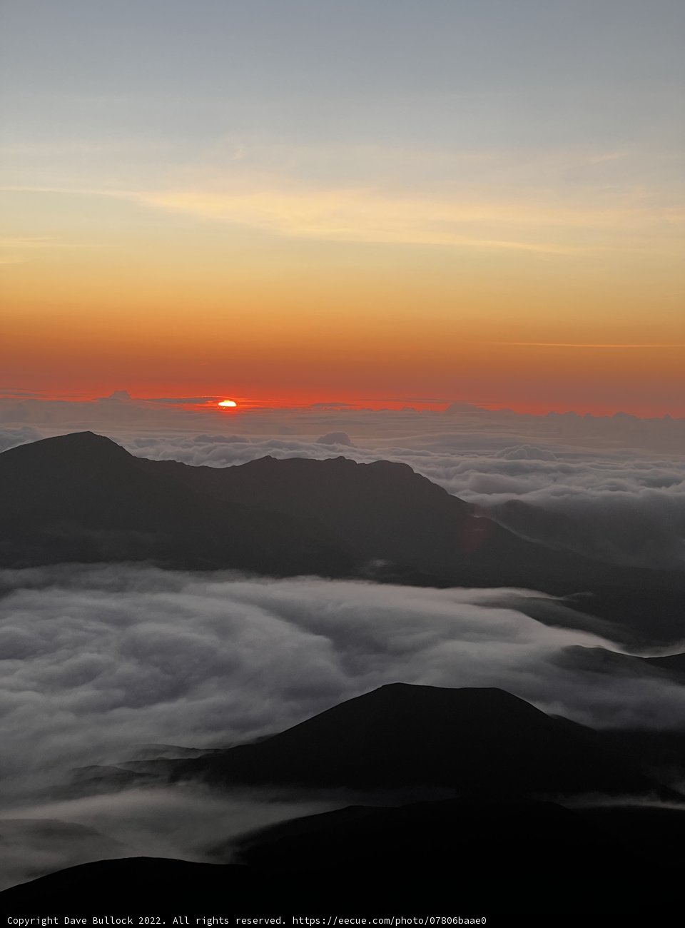 Majestic Sunrise Over Haleakalā Mountains