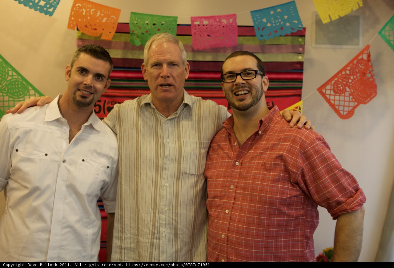 Three Brothers Celebrating