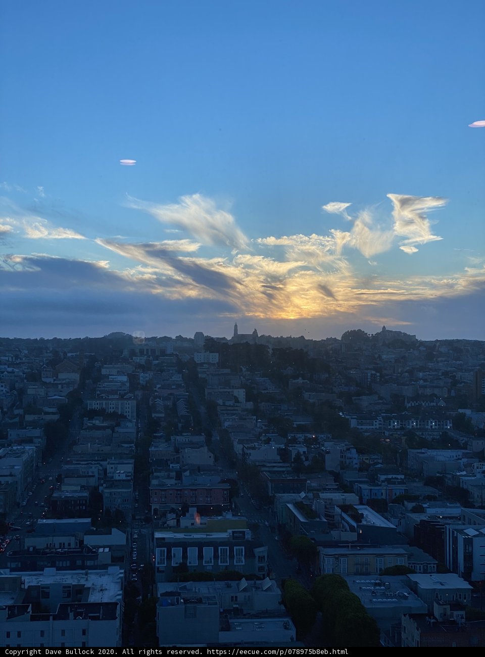 Golden Glow over the San Francisco Skyline