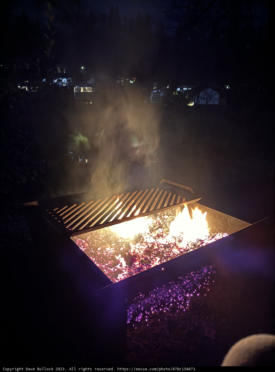 Fiery Moments: A December BBQ Night