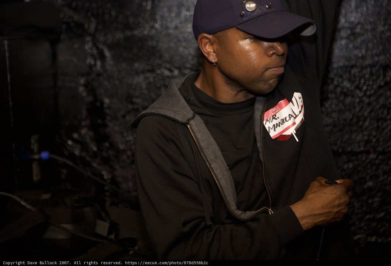 Steve J's Black Hoodie and Baseball Cap