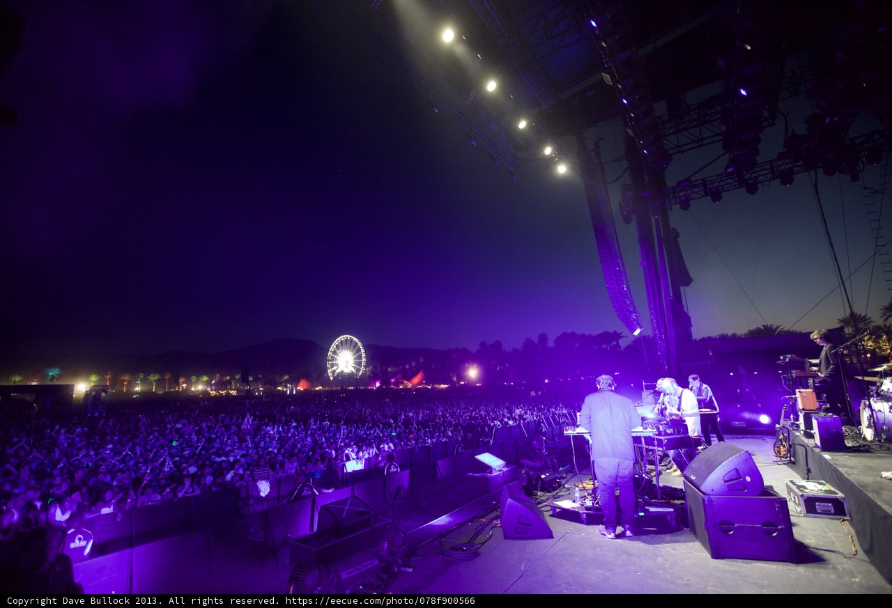 Nighttime Concert with Ferris Wheel