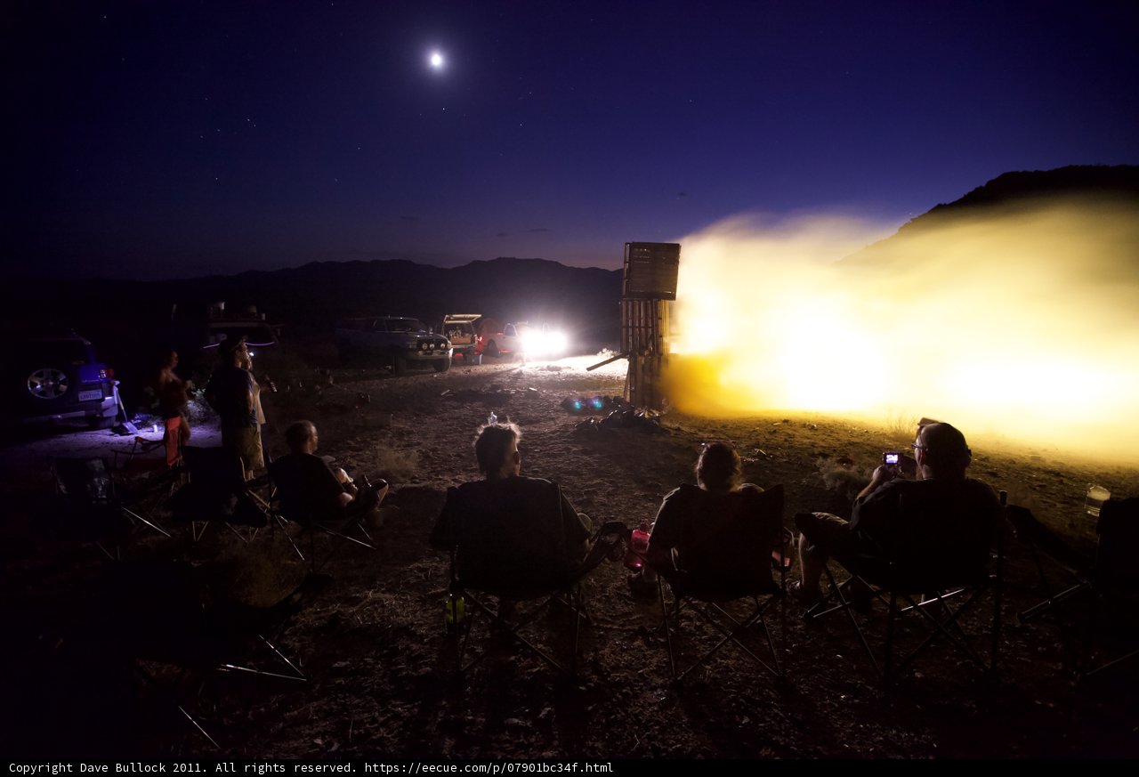 Rocket Launch Spectators