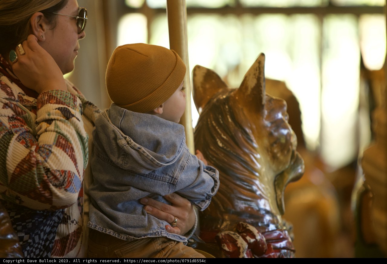 Carousel Memories: A Tender Moment at SF Zoo