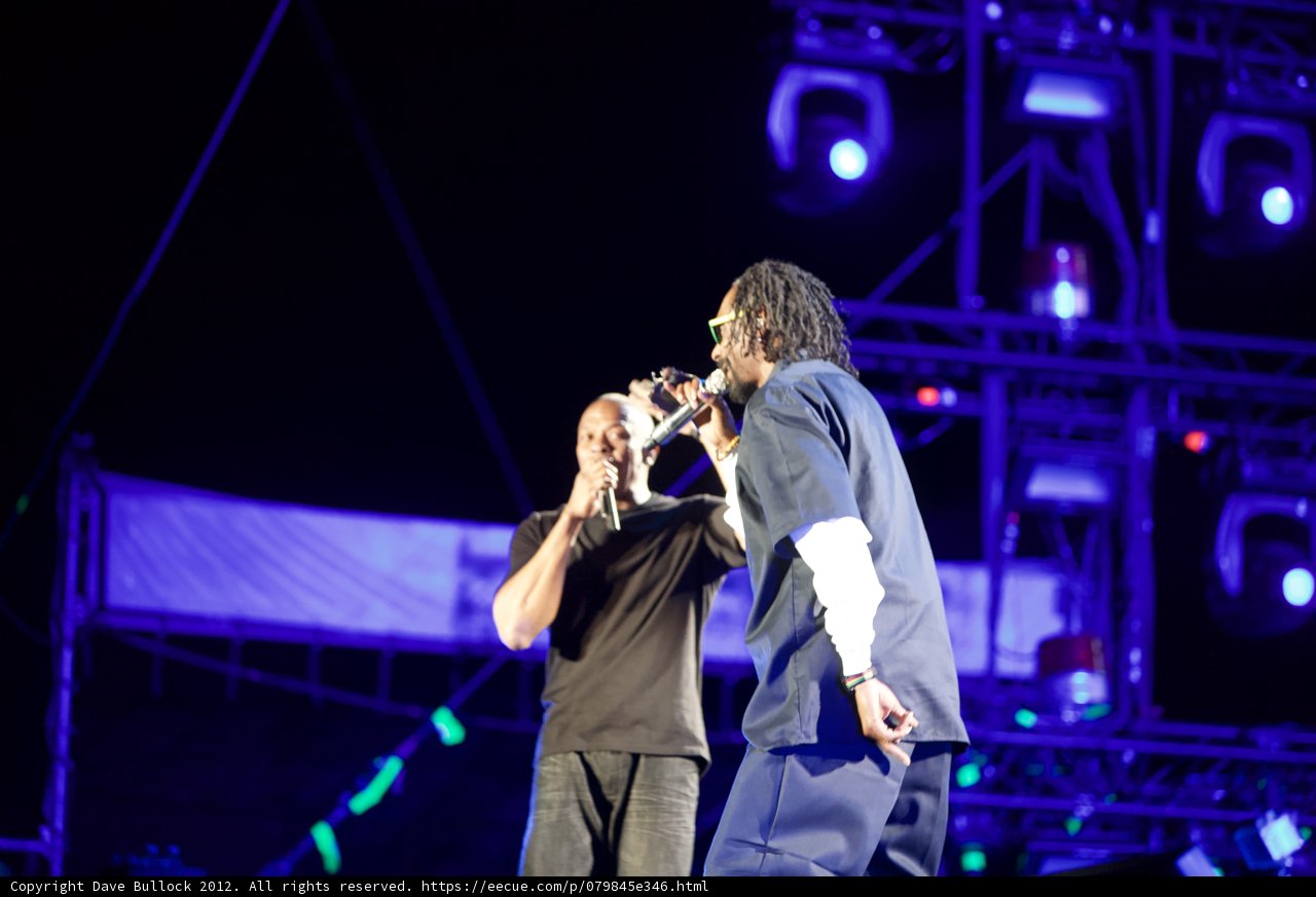 Crowd Goes Crazy for Dr. Dre and His Partner's Performance