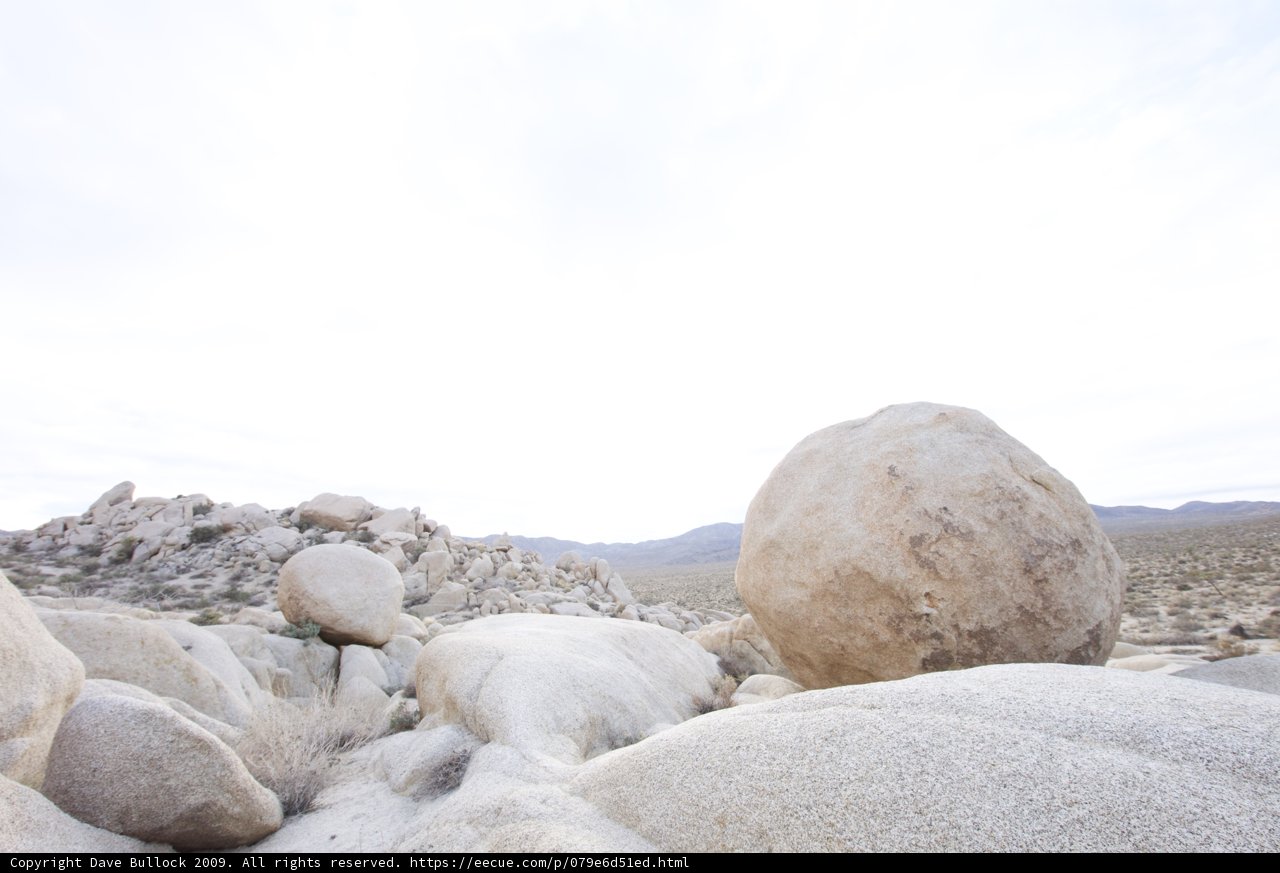 Majestic Rock in a Desert Landscape