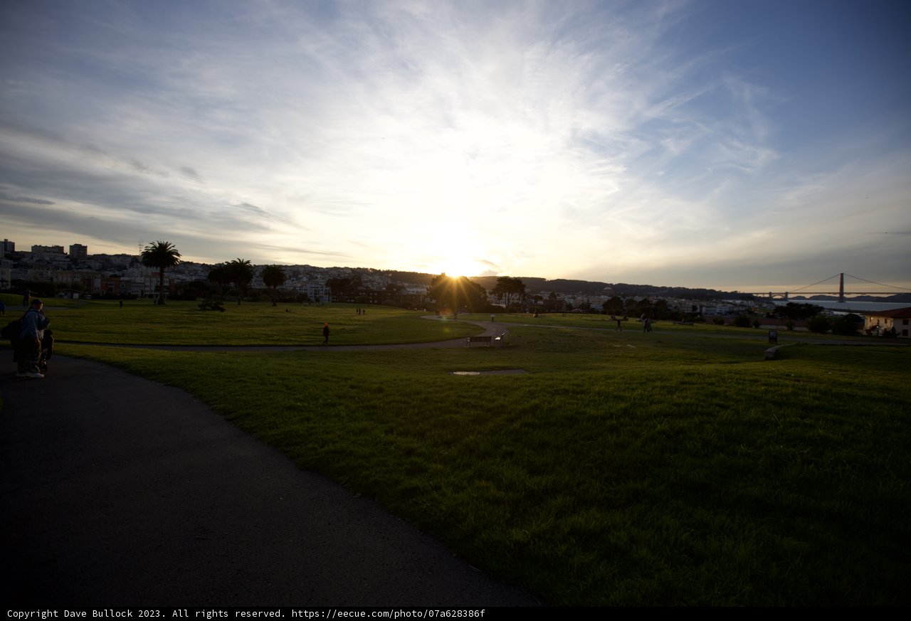 Enchanting Sunset at Fort Mason Park, 2023