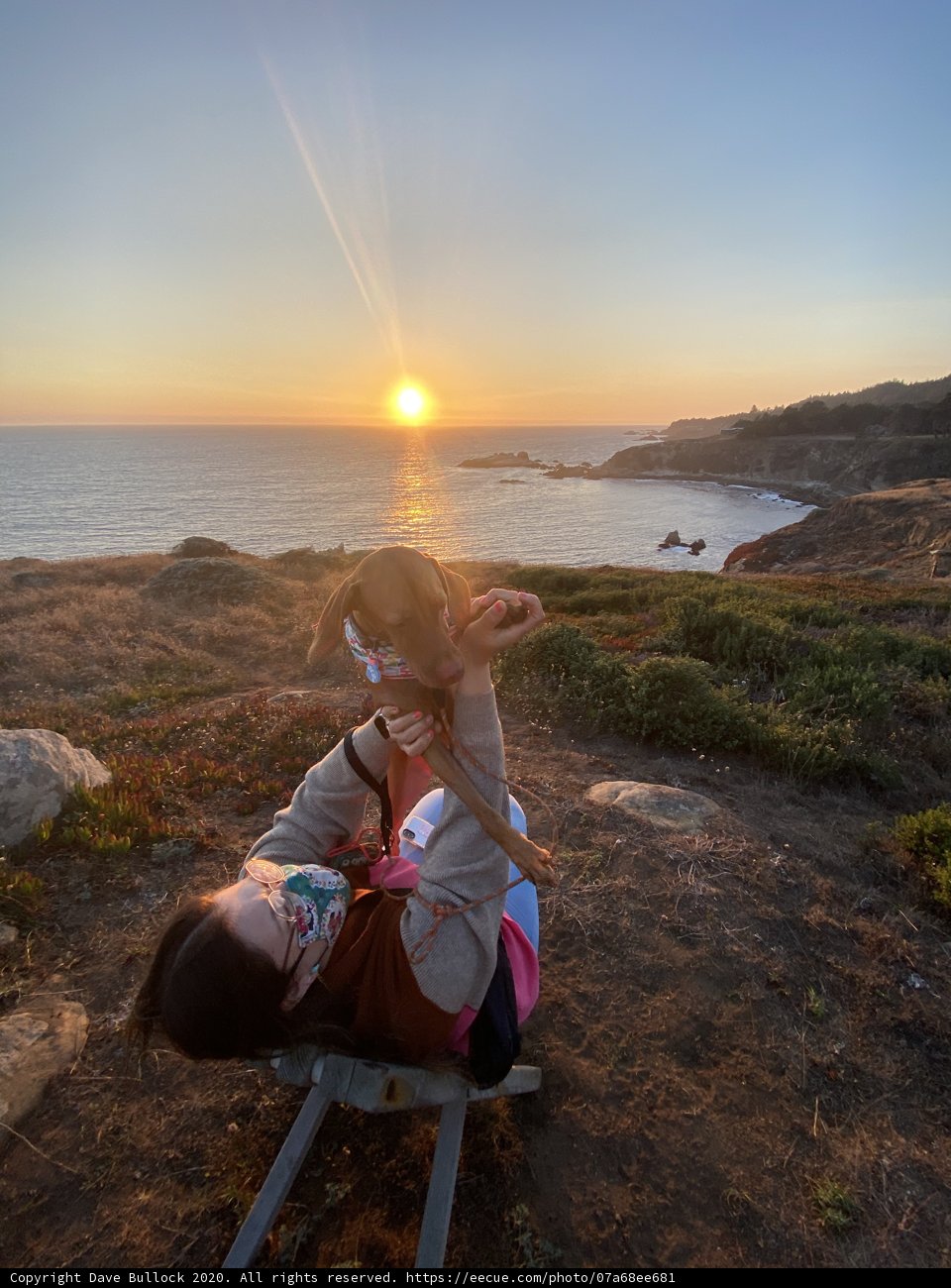 Sunset Relaxation with My Best Friend