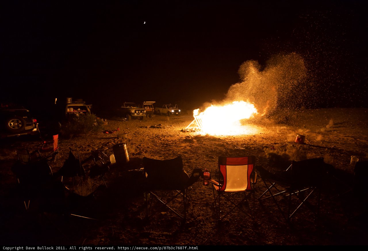Desert Bonfire Night