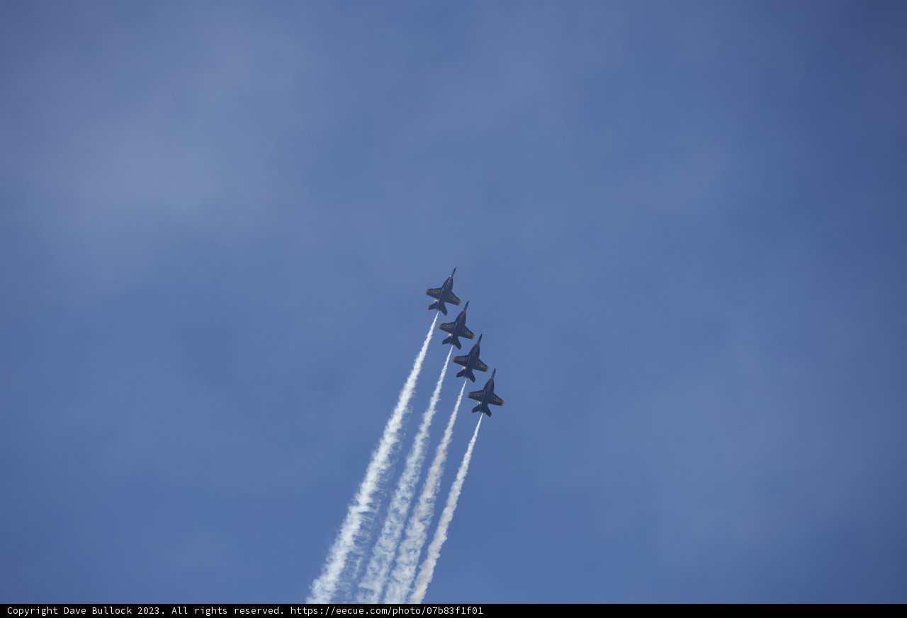 Sky Ballet During Fleet Week Air Show, 2023