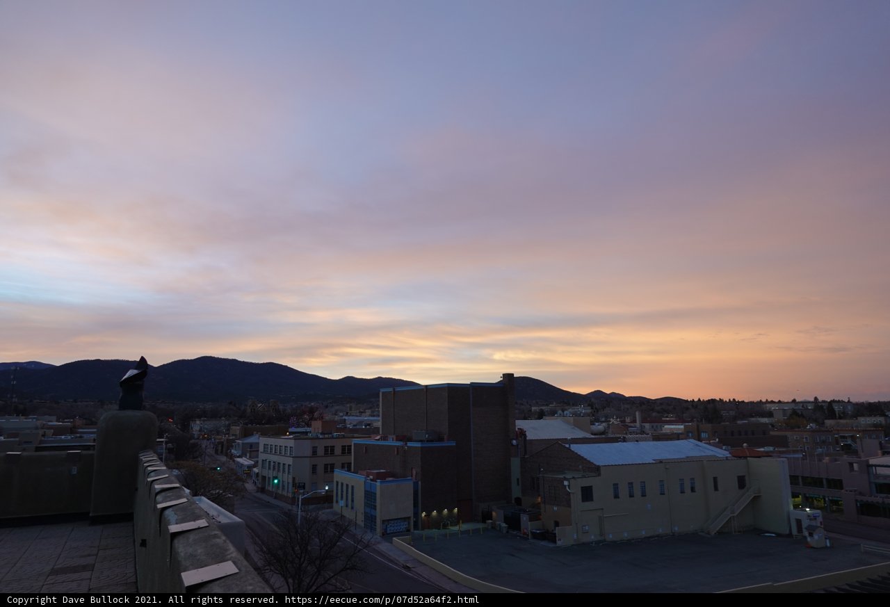 Rooftop Reflections at Sunset