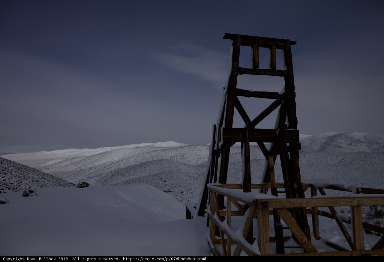 Towering over the Frozen Landscape