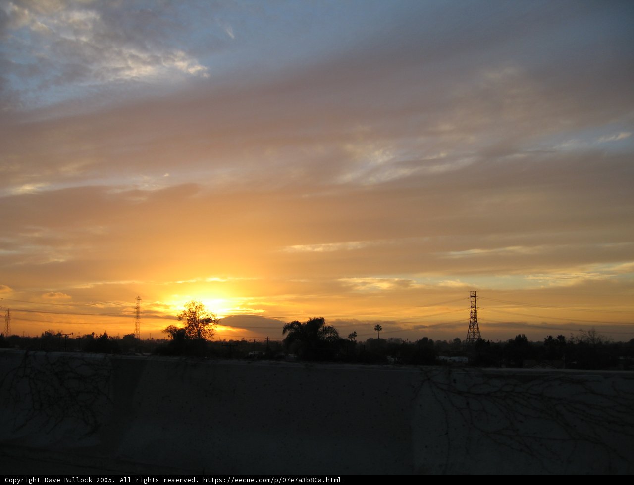 Golden Hour over the Urban Skyline