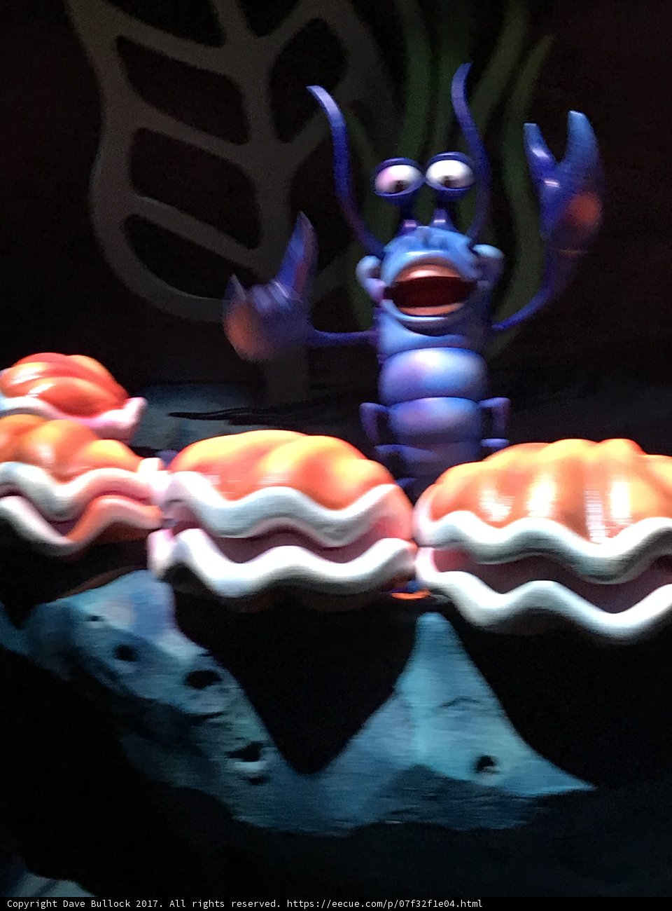 Blue Crab at Disney California Adventure Park
