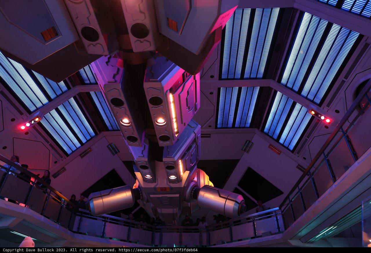 Inside the Light-filled Spaceship