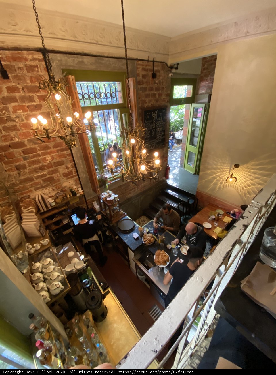 View from Above: Restaurant Dining Room