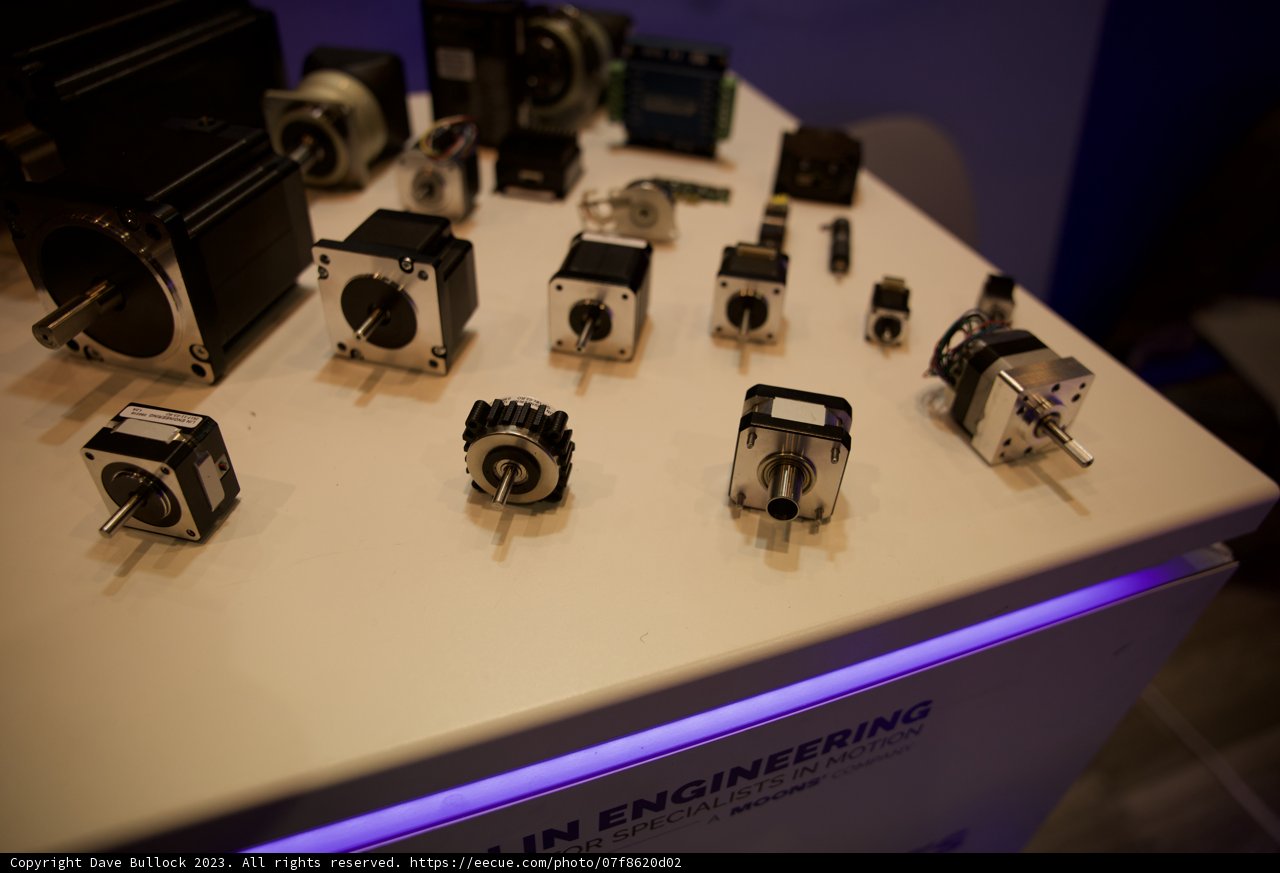 Stepper Motors Showcase: Robobusiness Conference & Expo, 2023