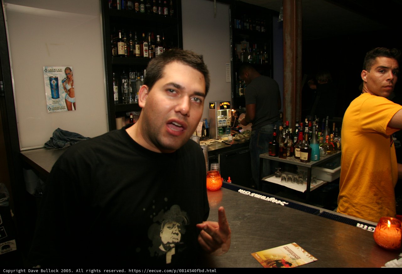 Bar Scene with Paul B