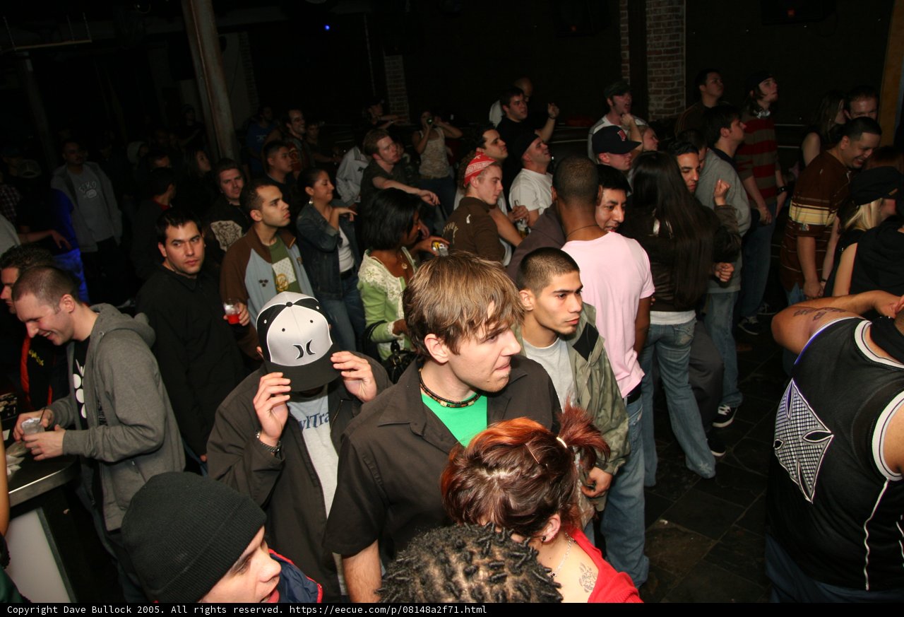 Partygoers Sporting Stylish Headgear