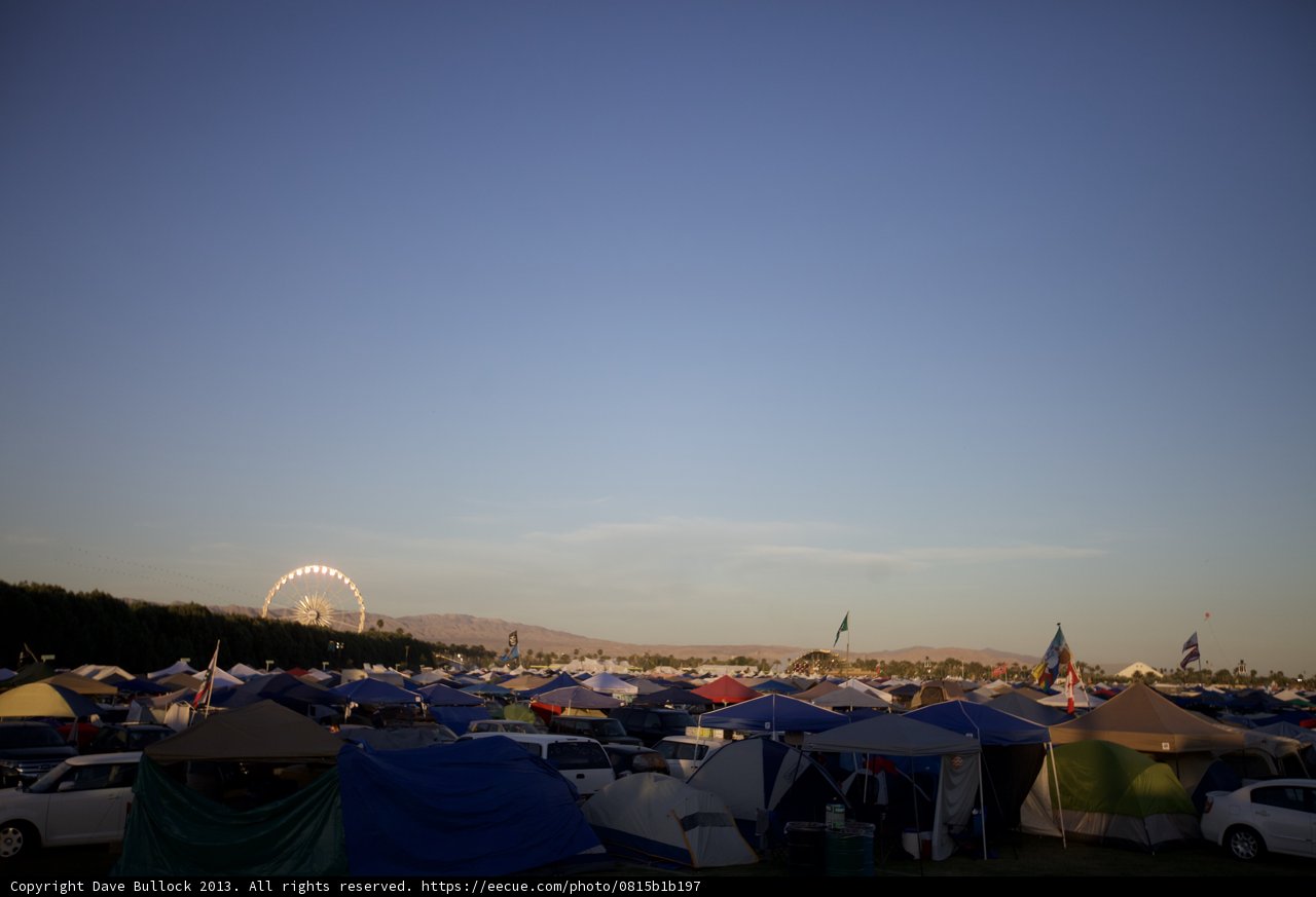 Camping Community at Coachella