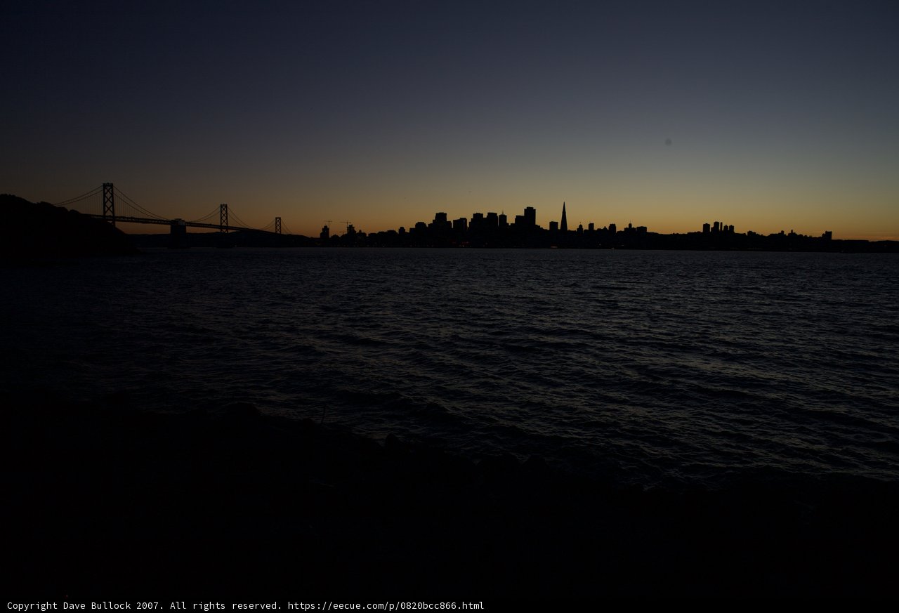 Serene Sunset over San Francisco Bay