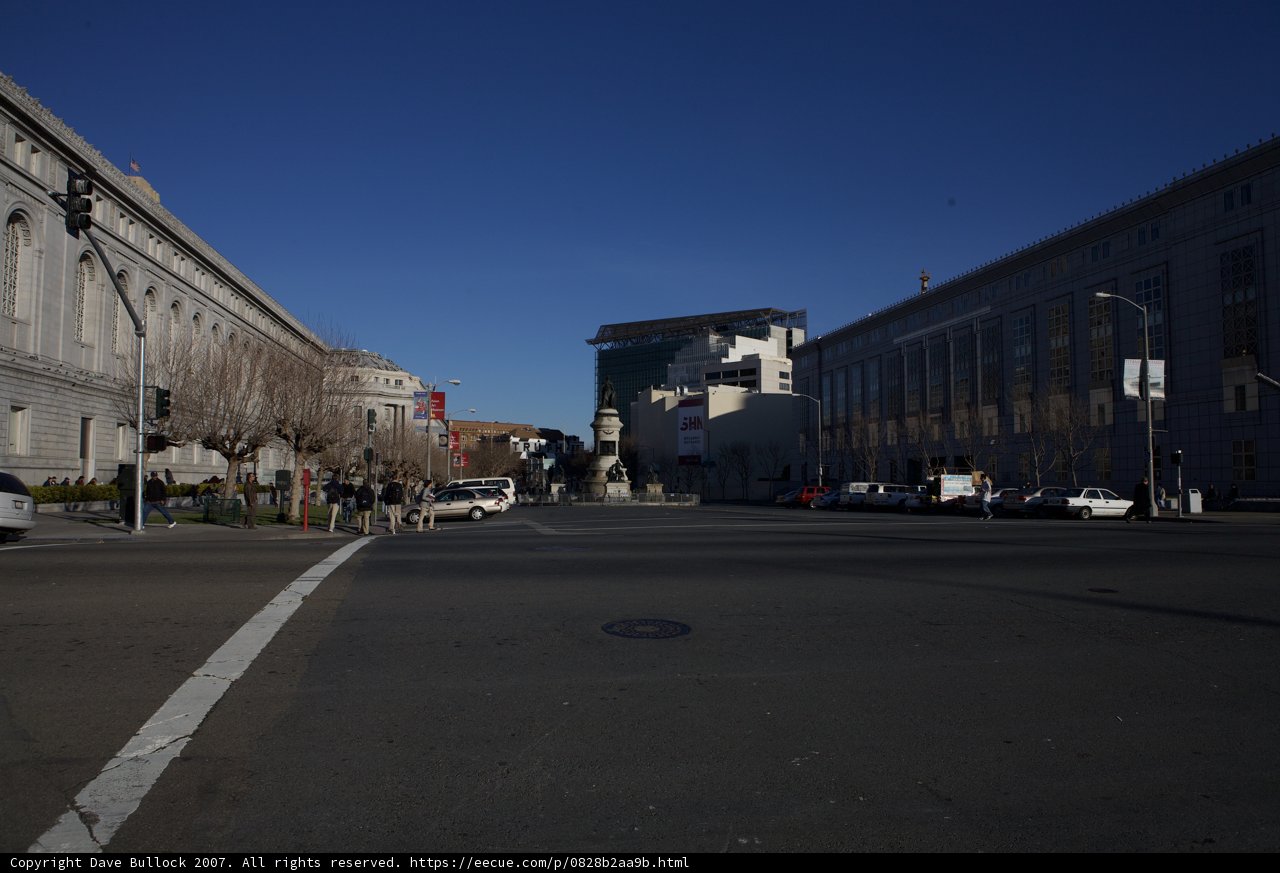 A Busy Intersection in the Heart of Civic Center
