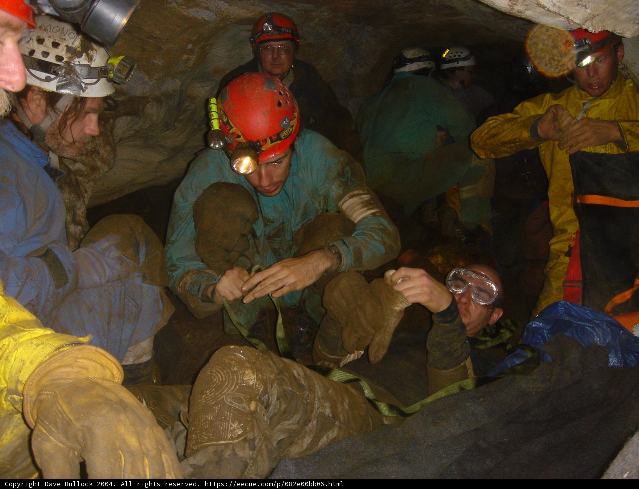 A Brave Group of Workers in a Mysterious Cave