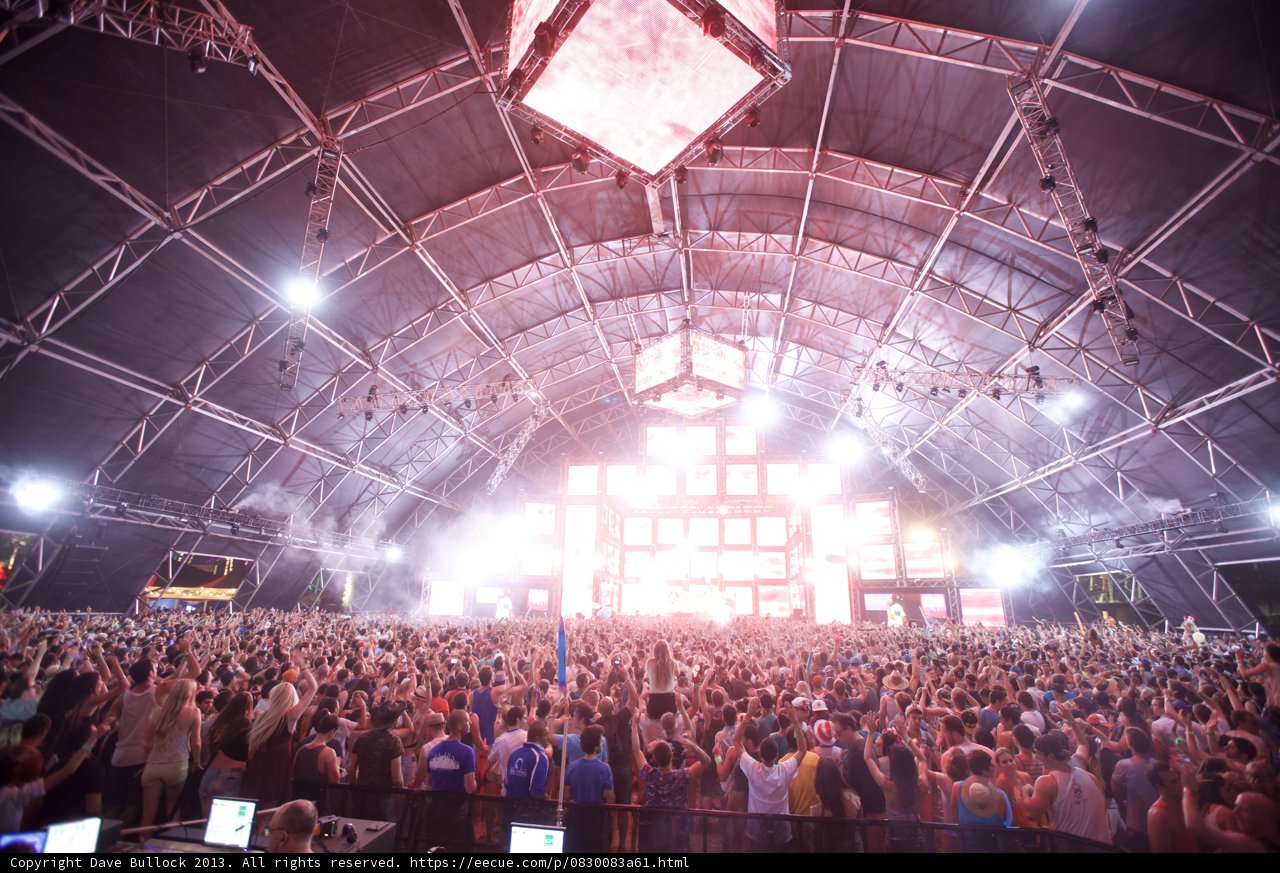 Coachella Crowd Get Lit Up for Concert Performance