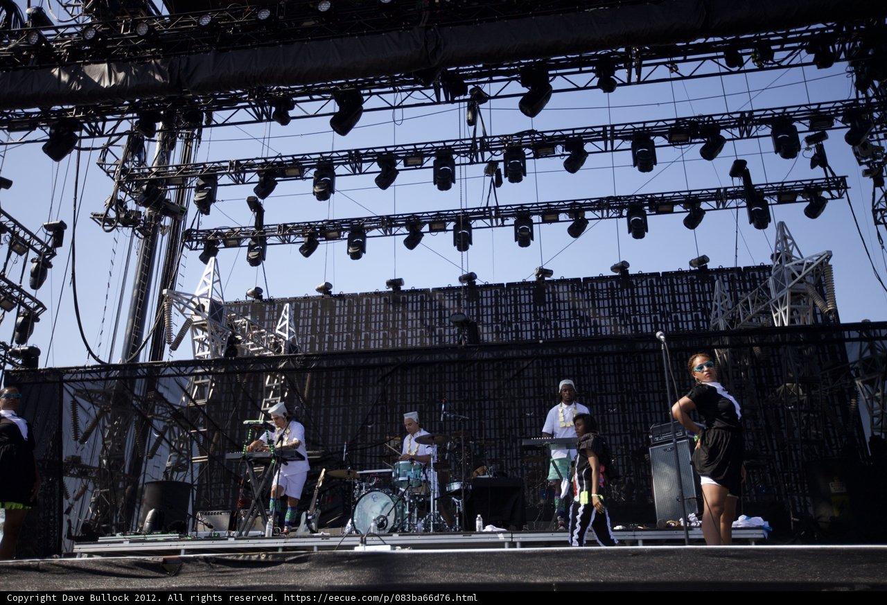 Santigold rocks the stage at Coachella 2012