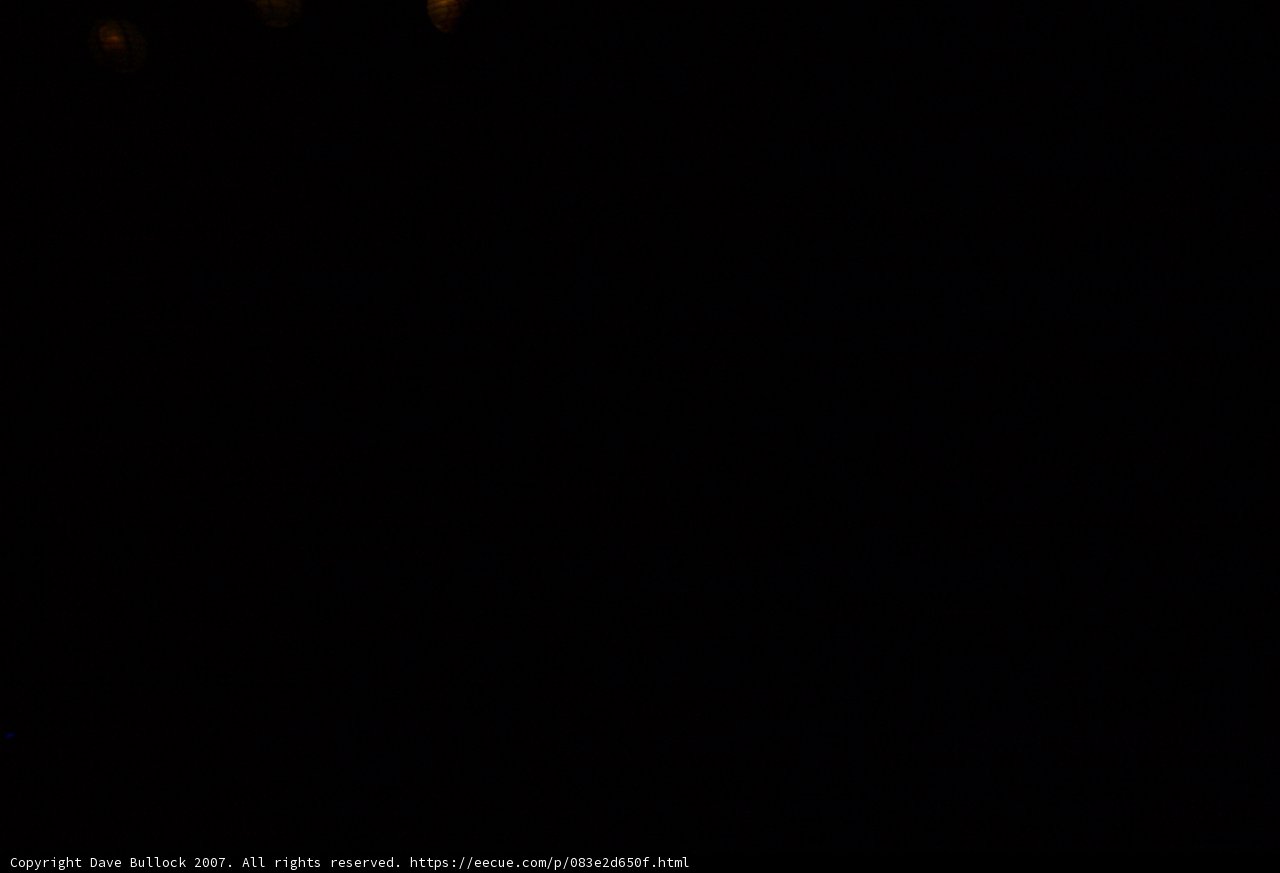 Night Sky Above University of Maryland Campus