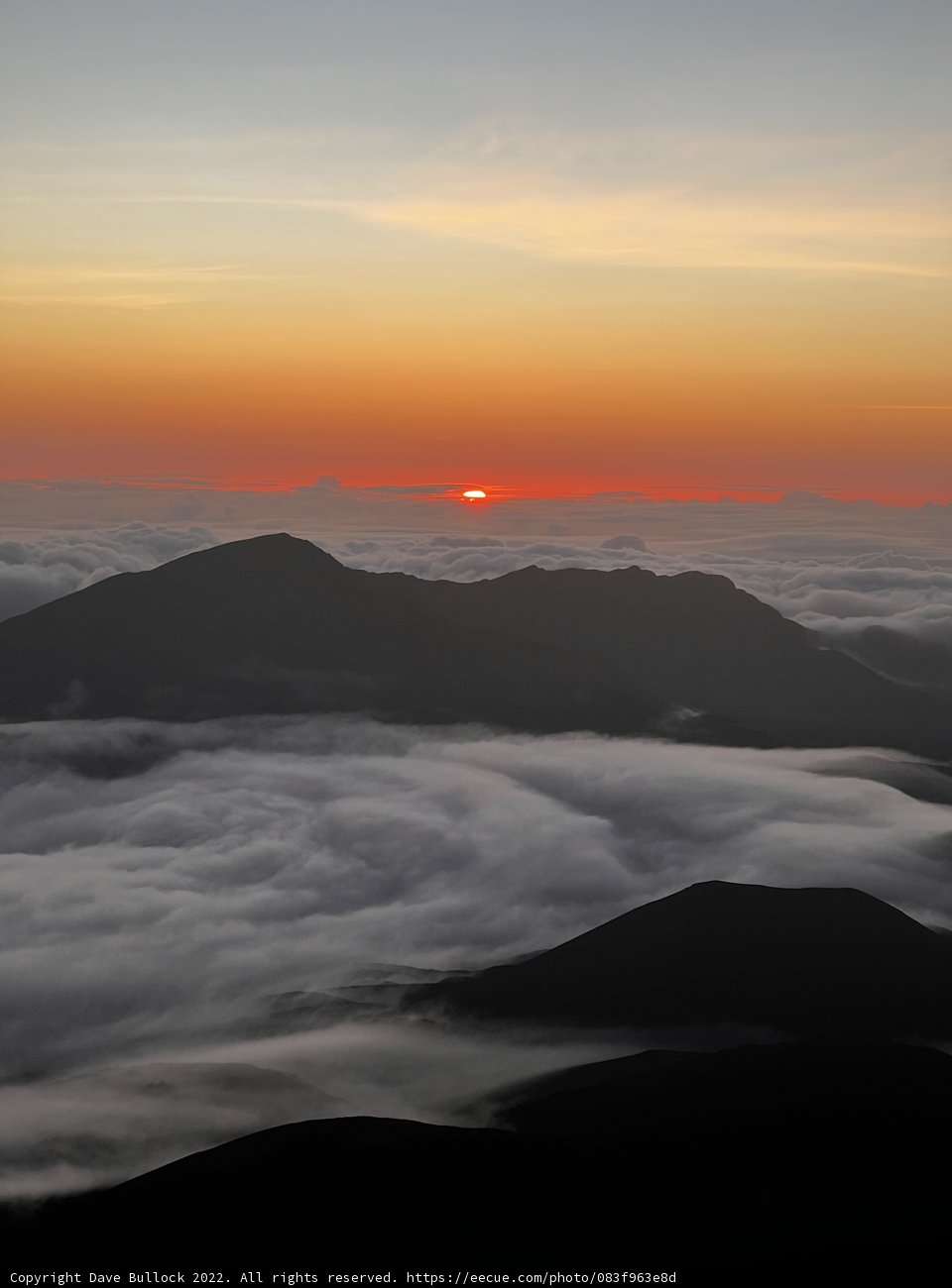 A Scenic Sunrise in Haleakalā National Park