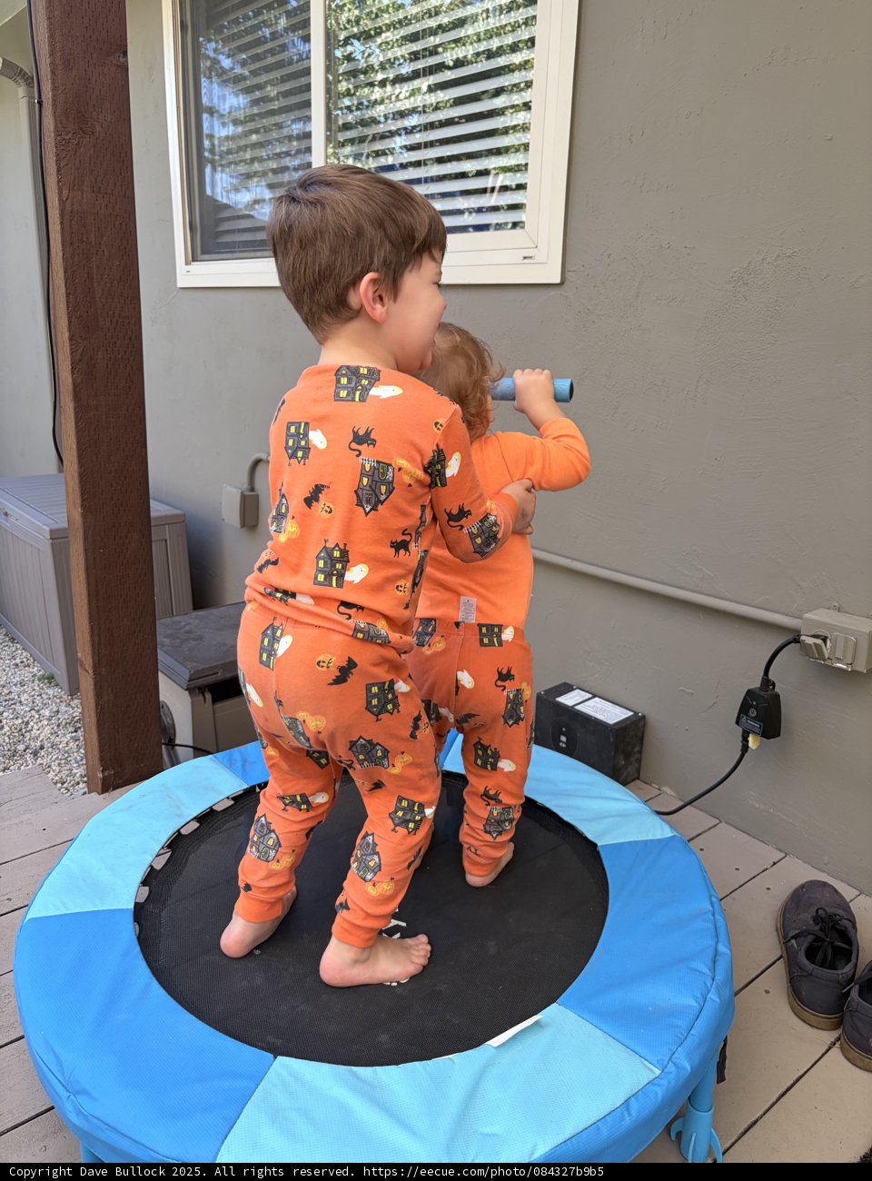 Trampoline Adventures in Pajamas