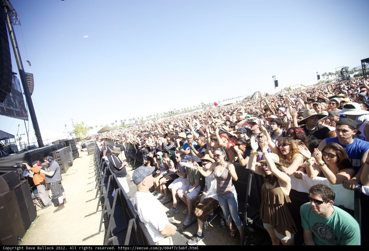 Energized Crowd at Coachella 2012