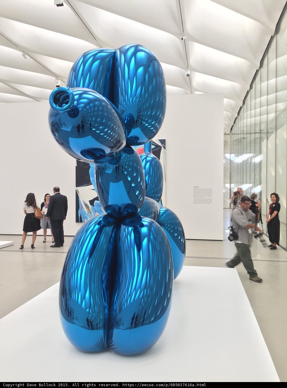 Blue Balloon Sphere at The Broad