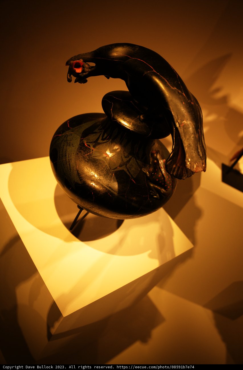 Avian Grace: A Study in Bronze and Ceramic