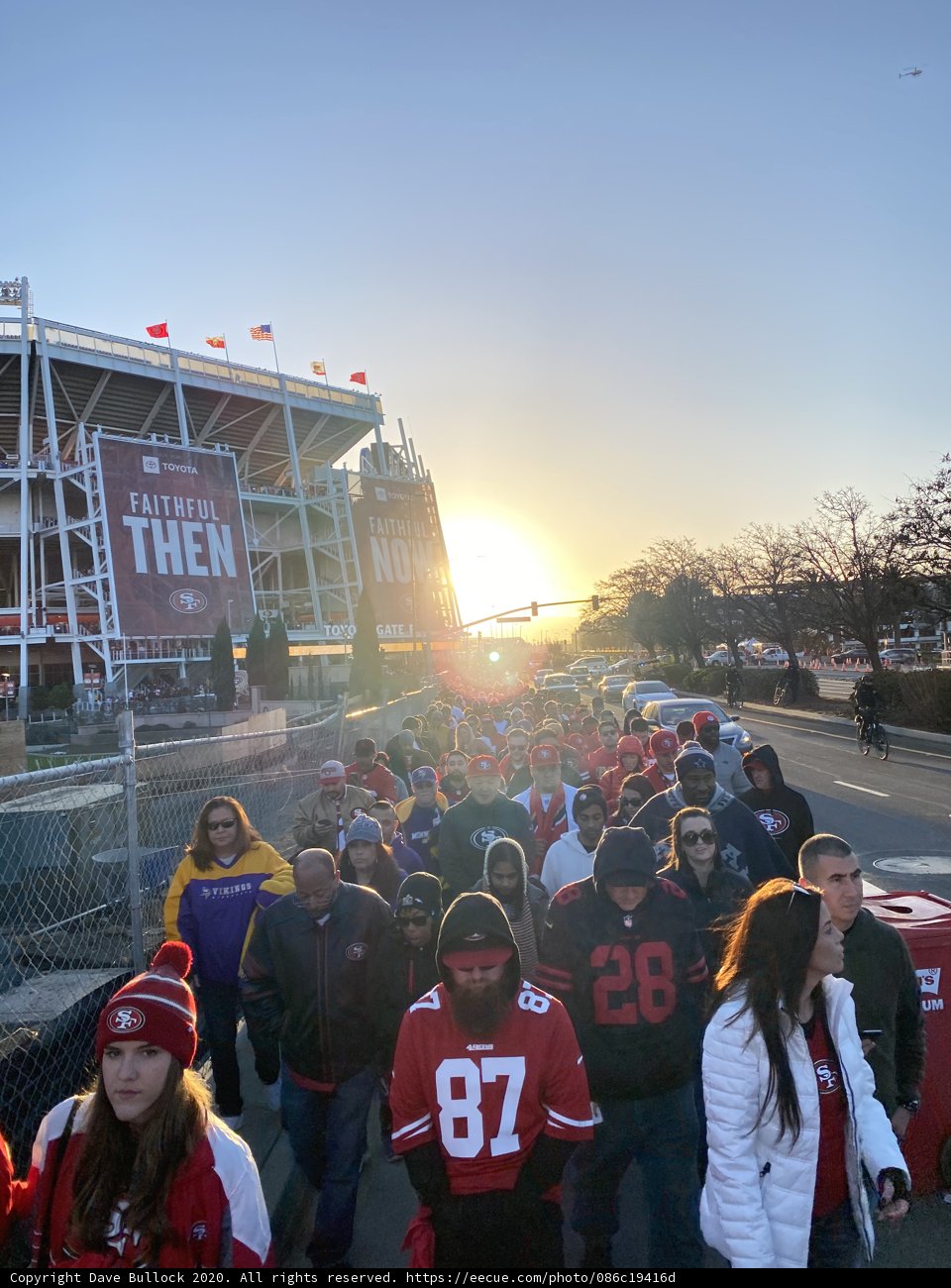 The Crowd at the Stadium