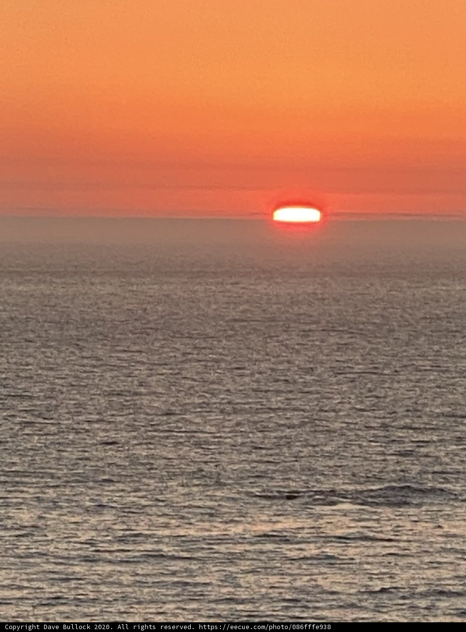 Setting Sun on the Horizon