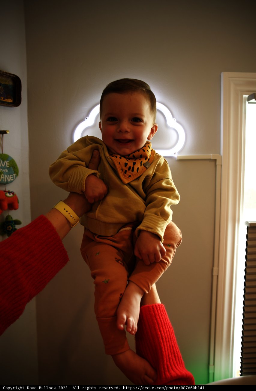 Wesley's Joyful Moment