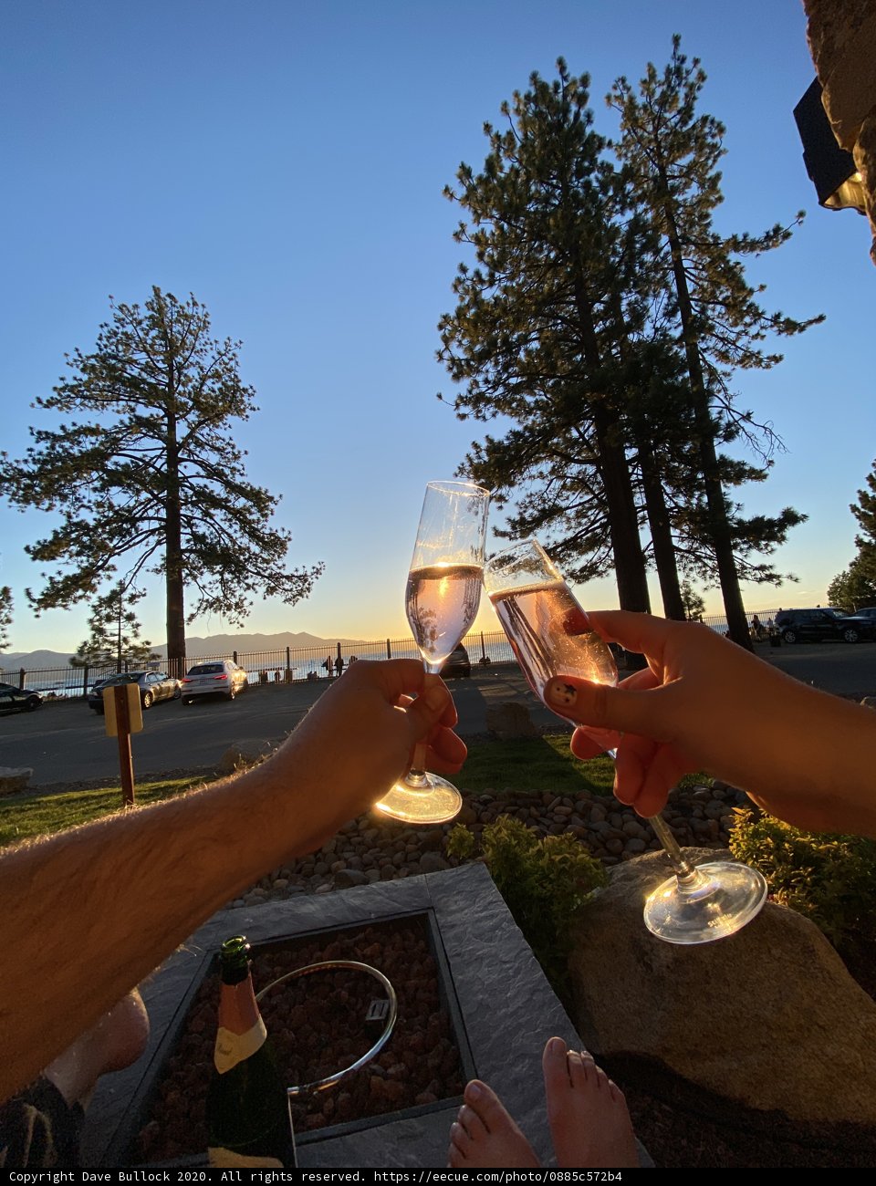 Sunset Champagne Toast
