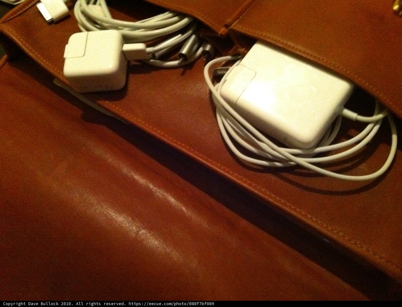 Tech Essentials in a Leather Case