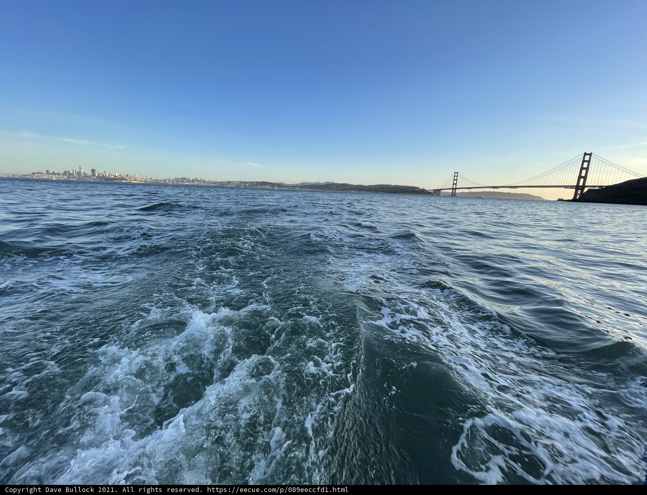 Breathtaking View of the Golden Gate Bridge from the Water
