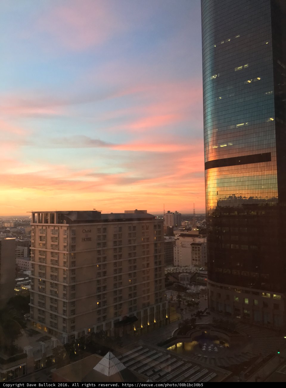 A Sunset Over the City