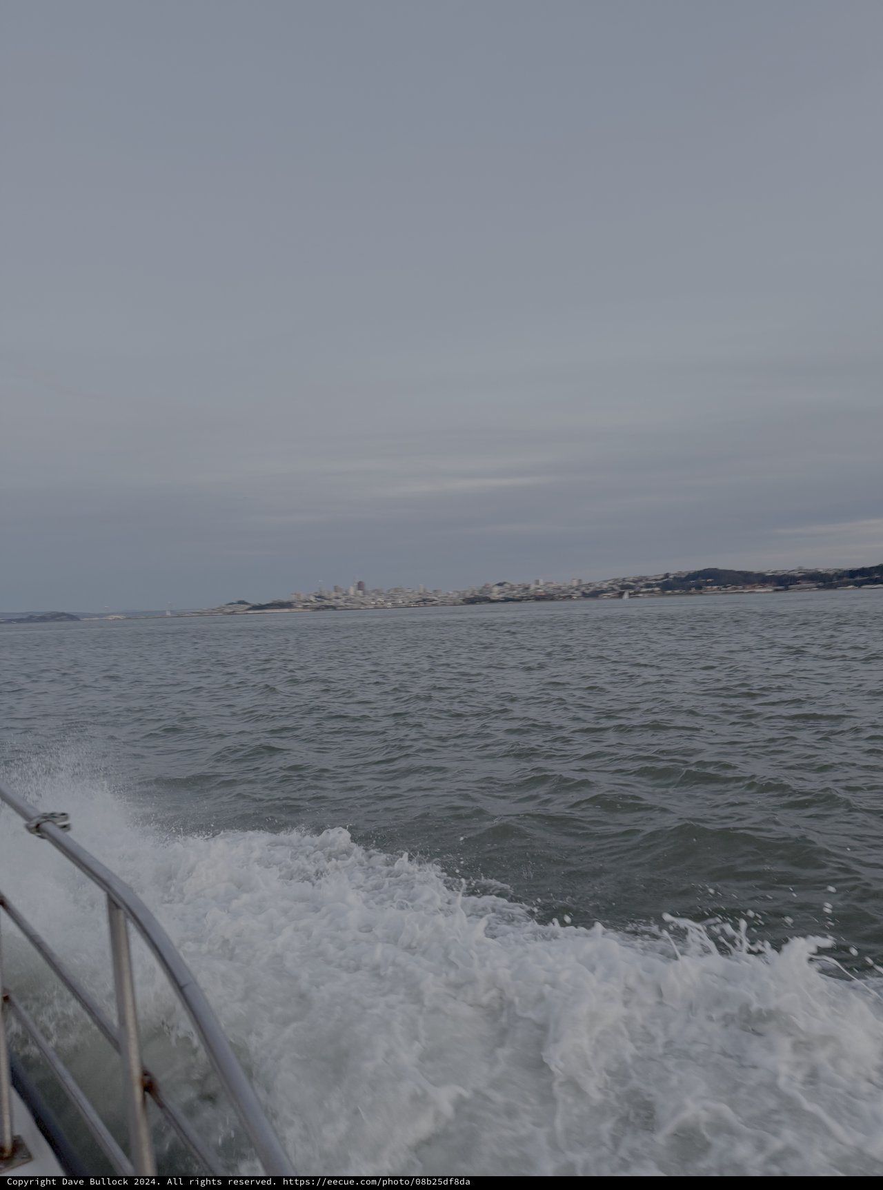 Choppy Waters from Moving Boat