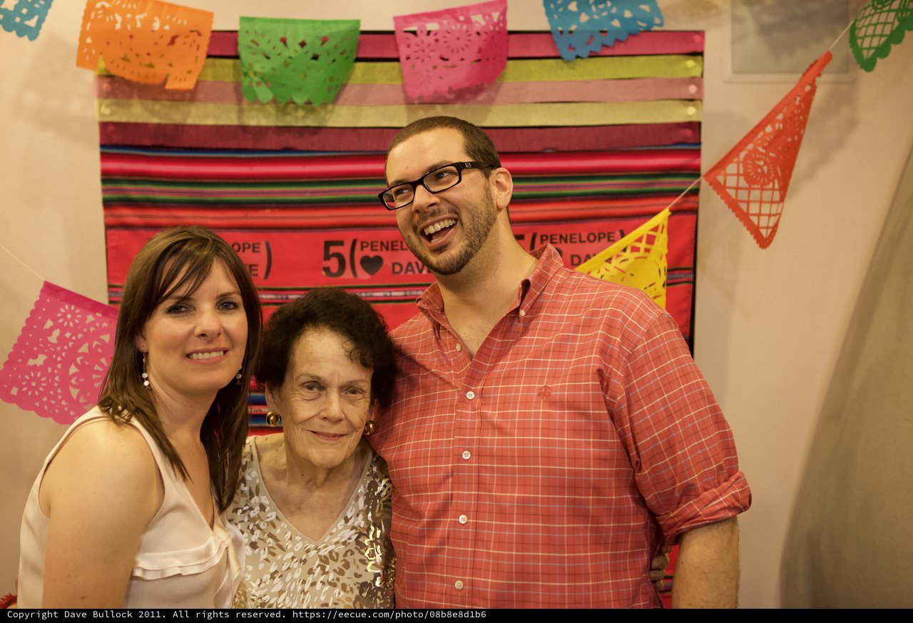 Three Generations Celebrate a Five-Year Anniversary Fiesta