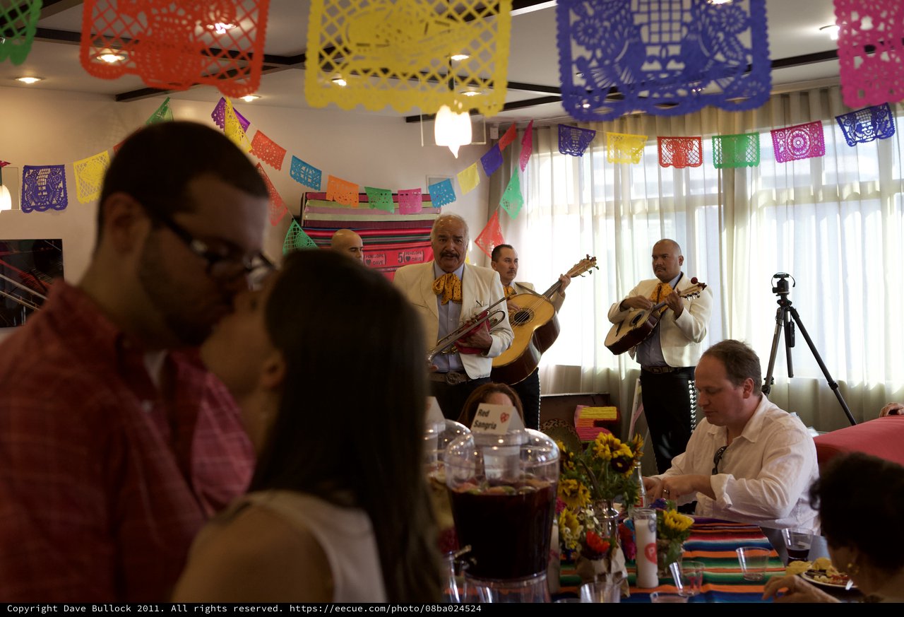 Mariachi Serenade at Mexican Fiesta Anniversary Celebration