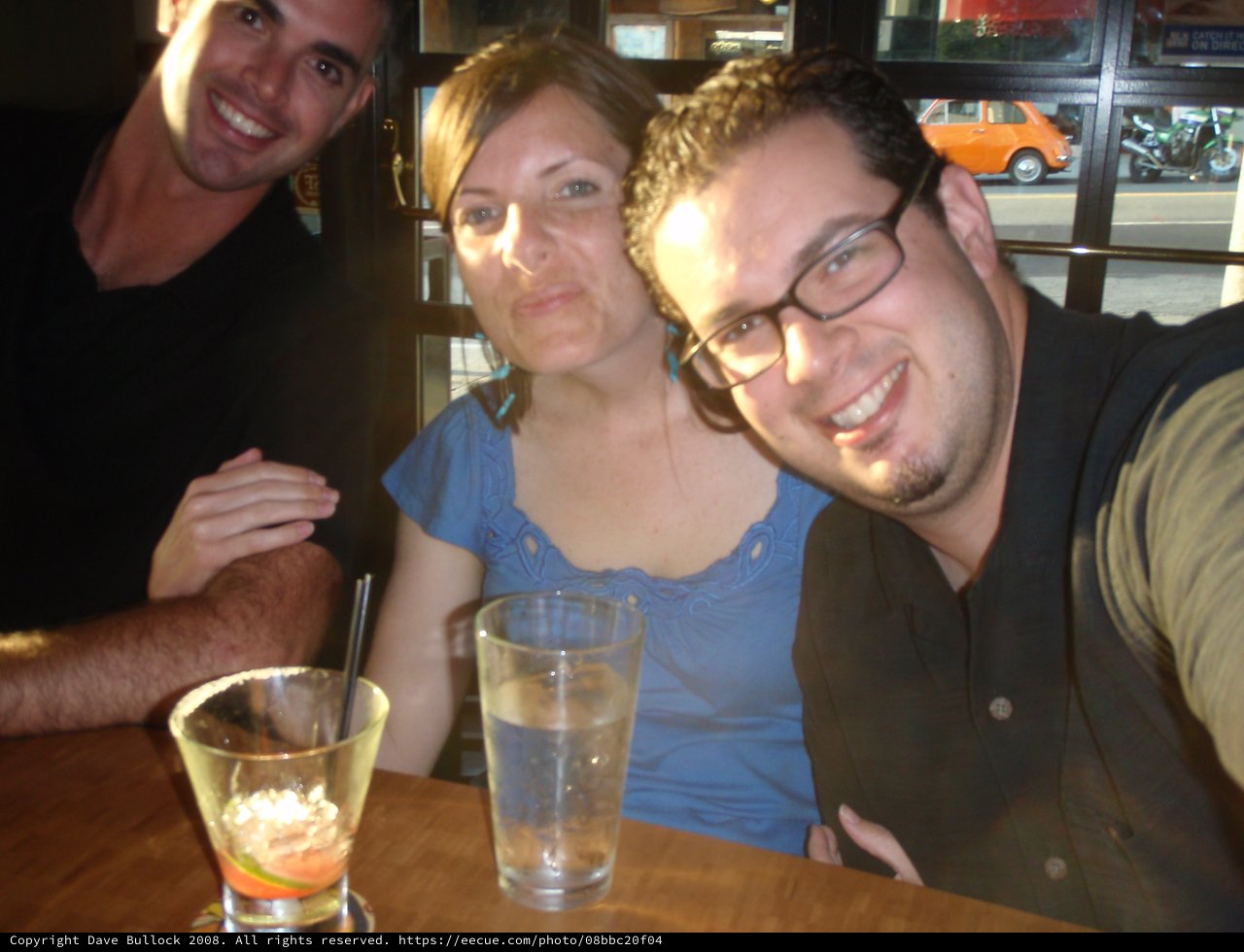 Friends Sharing Drinks at a Bar in San Francisco